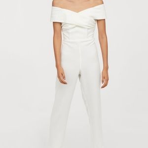 H&M off the shoulder jumpsuit